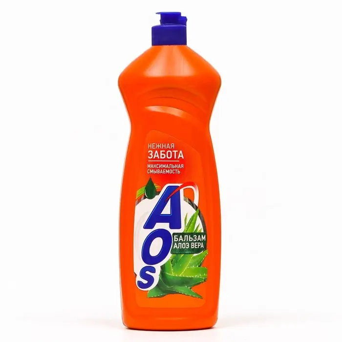 Средство для мытья посуды Aos "Алоэ Вера", 900 мл