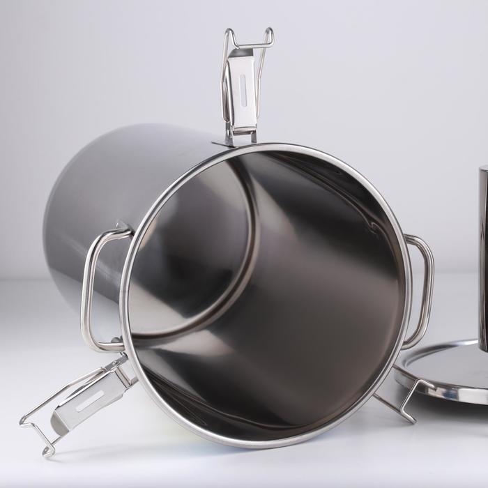 Самогонный аппарат &laquo;Первач Элит&raquo;, 20Т, 20 л, термометр, клапан избыточного давления, слив отходов, охлаждение