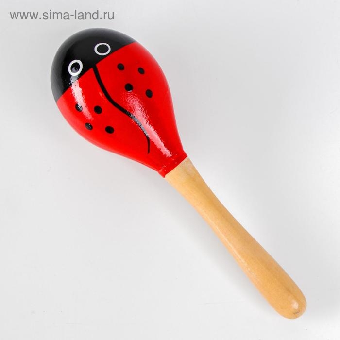 Деревянная игрушка &laquo;Маракас&raquo;,в ассорт., 19 см, МИКС