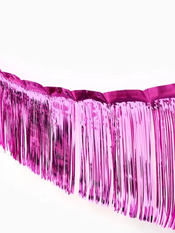 Гирлянда "Дождик" 3 метра с липким краем, цвет фиолетовый