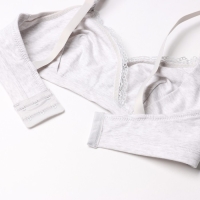 Бюстгальтер женский для кормления, цвет серый меланж, размер 80B