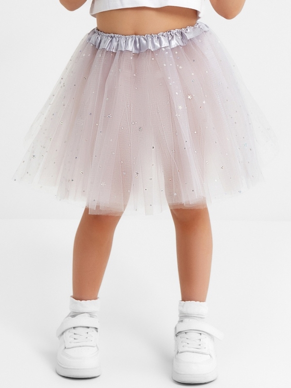 Юбка детская KAFTAN Юбка детская KAFTAN "Звездочки" серый, длина 30 см