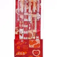 Ручка гелевая автомат СТИРАЕМЫЕ ЧЕРНИЛА, 0,5 мм, стержень синий, Мишка МИКС