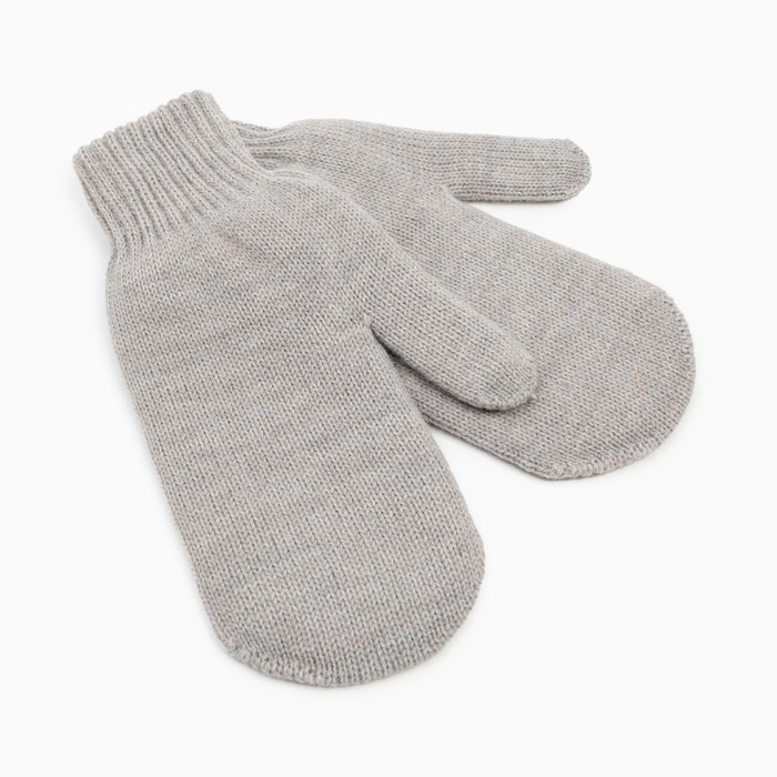 Варежки женские, цвет черный, размер 18