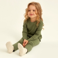 Пижама детская SL HOME р 32 (110-116), оливковый Пижама детская SL HOME р 32 (110-116), оливковый