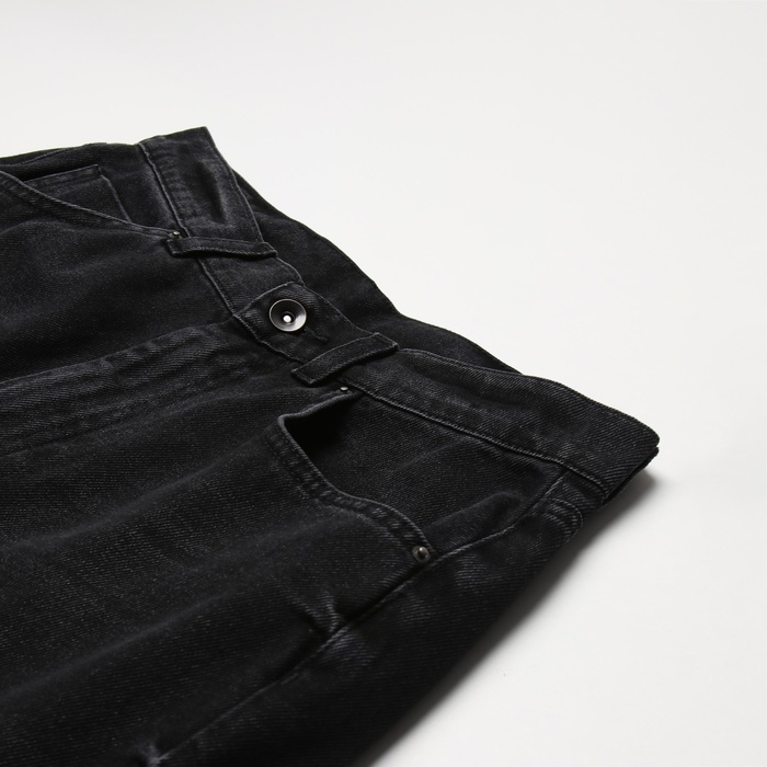 Брюки женские джинсовые  MINAKU SELVEDGE denim цвет черный  , р-р 40