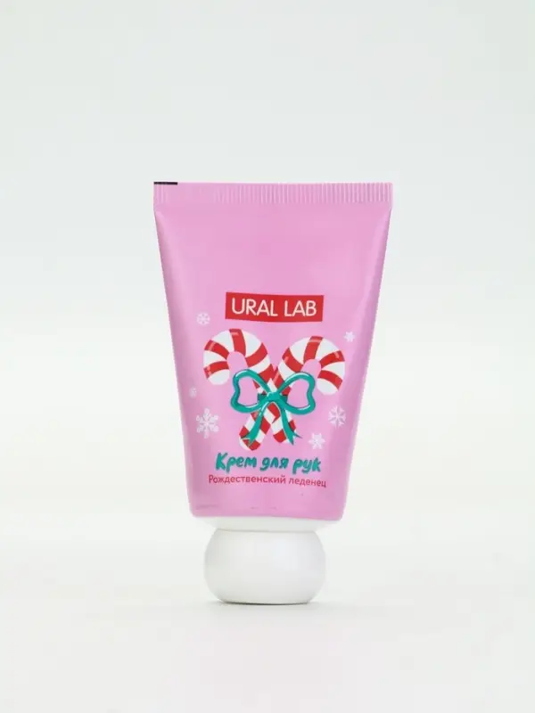 URAL LAB смягчающий крем для рук с ароматом рождественского леденца, 30 мл