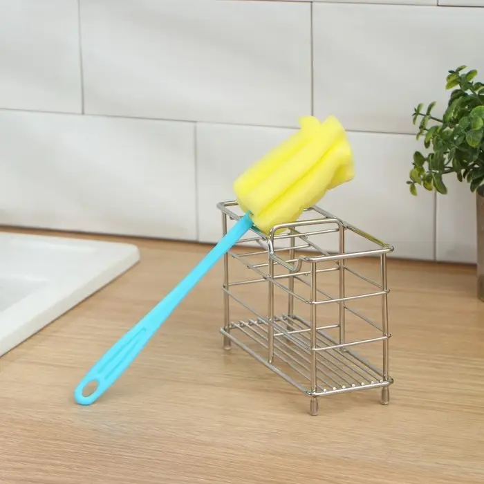 Ёршик для посуды Доляна &laquo;Тюльпан&raquo;, 24&times;5 см, МИКС