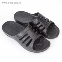 Сланцы мужские &laquo;Тайм&raquo; цвет чёрный, размер 45-46