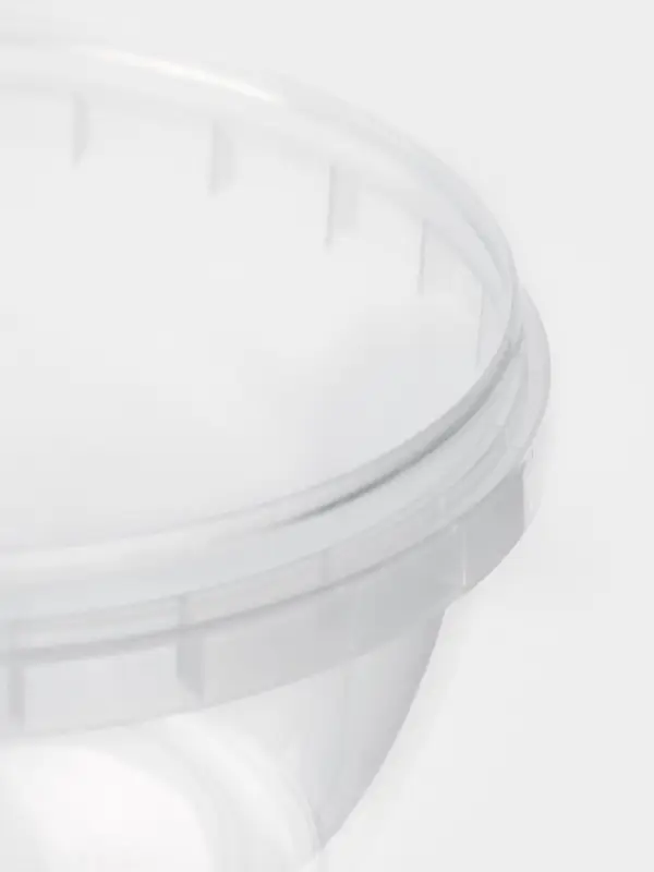 Банка "Супница" прозрачная 365 мл  с крышкой