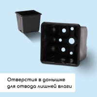 Набор для рассады: стаканы по 320 мл (18 шт.), поддон 51 &times; 26 см, Greengo