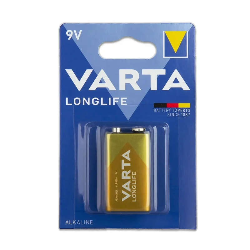 Батарейка Varta LONGLIFE Крона 6LR61 BL1 Alkaline 9V