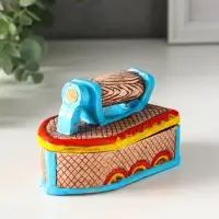 Шкатулка "Утюжок цветной" 7,5х11х7 см