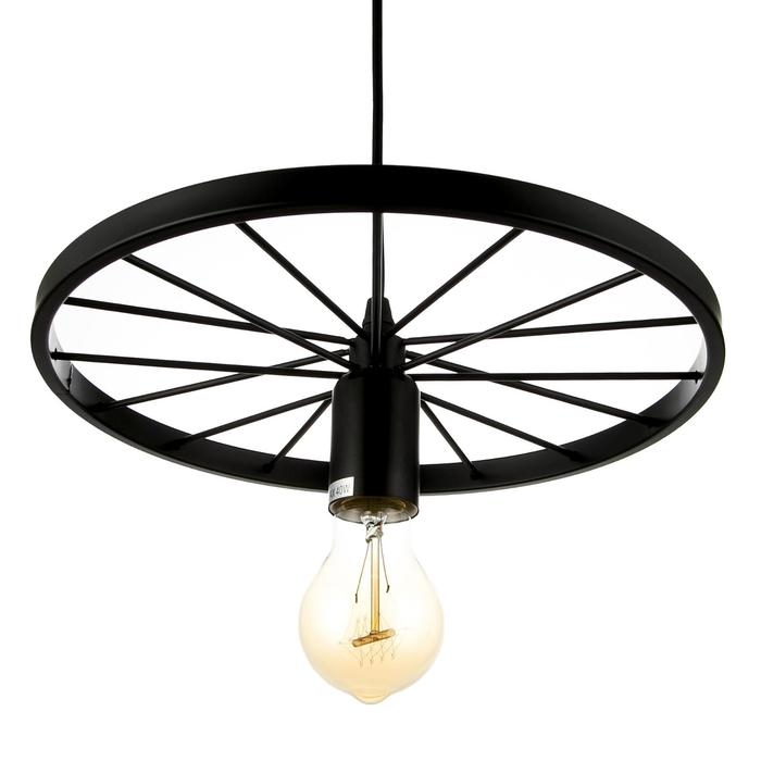 Светильник BayerLux 1251/1BK E27 40Вт черный 30х30х10-110 см