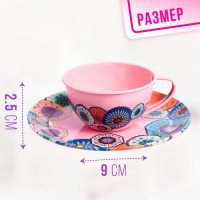 Набор металлической посудки &laquo;Чаепитие&raquo;, 15 предметов