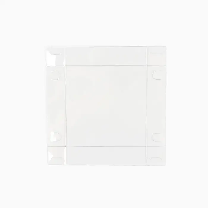 Коробка для кондитерских изделий с пластиковой крышкой &laquo;С Новым годом!&raquo;, ёлка, 10.5 х 10.5 х 3 см