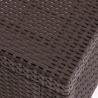 Набор садовой мебели: два кресла и стол, мокко Набор садовой мебели: два кресла и стол, мокко