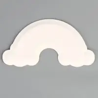 Тарелка одноразовая бумажная &laquo;Радуга&raquo;