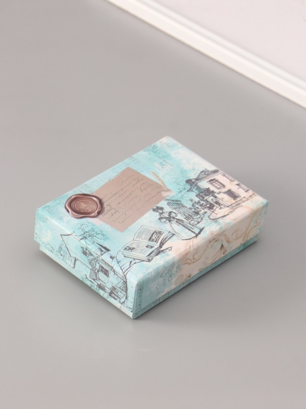 Сургучный набор "Сова на луне" печать, ручка, сургуч 12,5х10х3,6 см