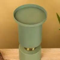 Подсвечник на 1 свечу текстурный "Болотный" 10,5х10,5х19 см