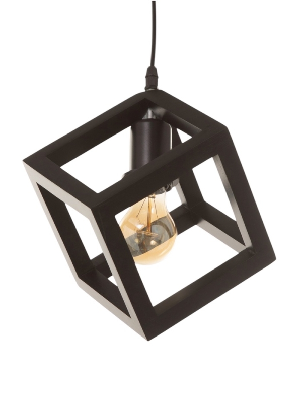 Светильник BayerLux ЭКО "Куб" 1х40Вт Е27 черный 27х27х100см