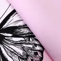 Пленка для цветов, &laquo;Бабочки&raquo;, розовый, 57&times;57&plusmn;1 см