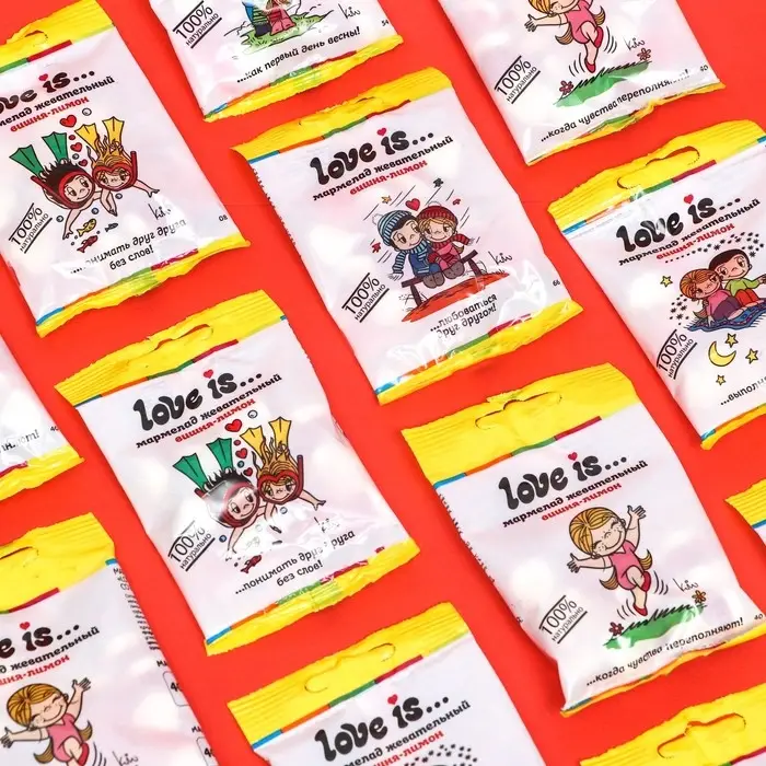 Мармелад Love Is &laquo;ЖуйМиксик&raquo;, вишня-лимон, 20 г