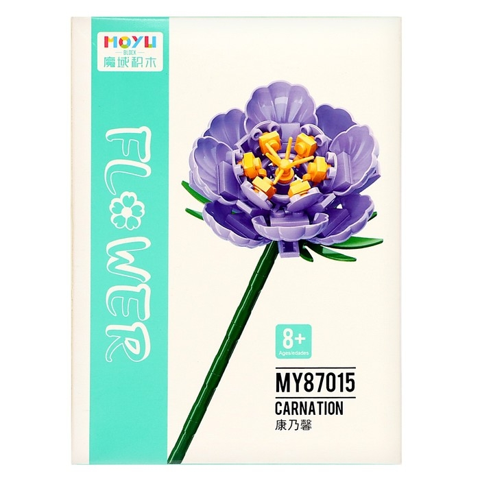 Конструктор Цветы &laquo;Гвоздика&raquo;, 88 деталей