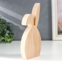 Сувенир дерево, керамика "Зайчик зелёный" 15х3х7,4 см Сувенир дерево, керамика "Зайчик зелёный" 15х3х7,4 см