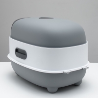 Туалет закрытый с УФ-лампой для уничтожения запаха 39 х 56 х 40 см, серый Туалет закрытый с УФ-лампой для уничтожения запаха 39 х 56 х 40 см, серый