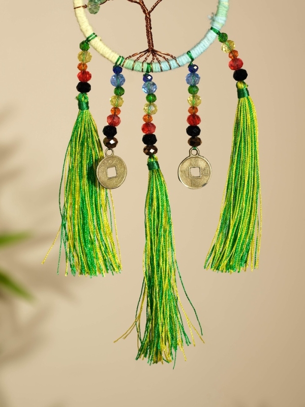 Ловец снов "Тёмное дерево" 6х20 см.