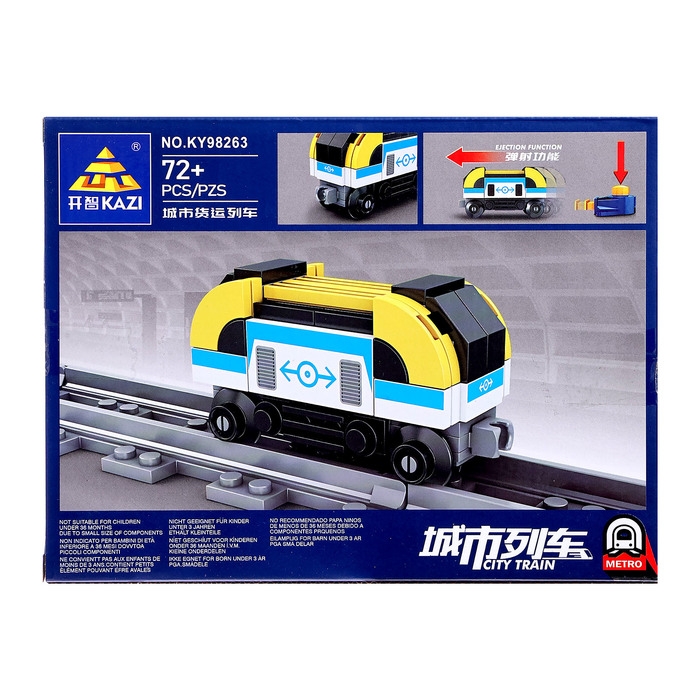 Конструктор «ЖД. Электровоз», с запуском, 72 детали Конструктор «ЖД. Электровоз», с запуском, 72 детали