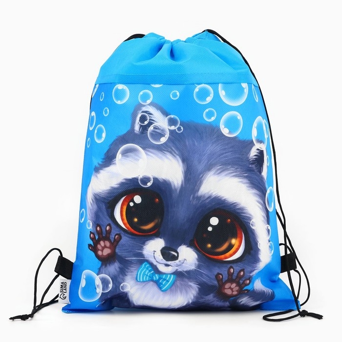 Мешок для обуви &laquo;Крошка енот&raquo; нетканное полотно, размер 30 х 40 см