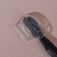 Бритва для коррекции бровей, с защитным чехлом, 11.5 см, чёрная