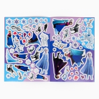 Книга с наклейками "Найди отличия" для набора 10362084, А5, 16 стр., Холодное сердце