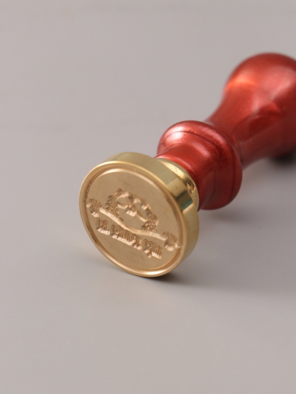 Сургучный набор "Бобёр" печать, ручка, сургуч 12,5х10х3,6 см