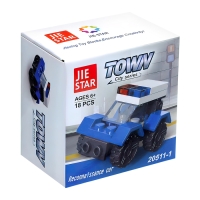 Конструктор &laquo;Патрульная машинка&raquo;, 18 деталей