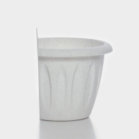 Кашпо настенное &laquo;Фелиция&raquo;, 1 л, d=16 см, цвет мраморный