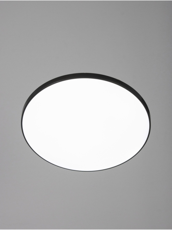 Светильник "Минимал" круг LED 42Вт 6500К (быстросъемный механизм) черный 37х37х4,5см