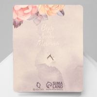 Брошь &laquo;Цветочное трио&raquo; жемчуг, цвет белый в серебре