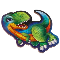 Пазл деревянный фигурный «Тирекс», 67 элементов Пазл деревянный фигурный «Тирекс», 67 элементов