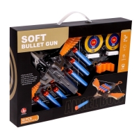 Арбалет &laquo;Золотой орел&raquo;, стреляет мягкими пулями, с мишенями, цвета МИКС