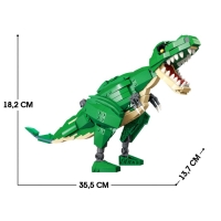 Конструктор Дино &laquo;Т-Рекс&raquo;, 3 в 1, 372 детали