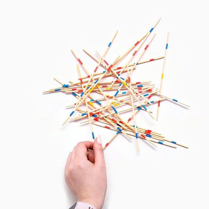 Настольная игра &laquo;Палочки Микадо&raquo;, 31 деревянная палочка, 5+