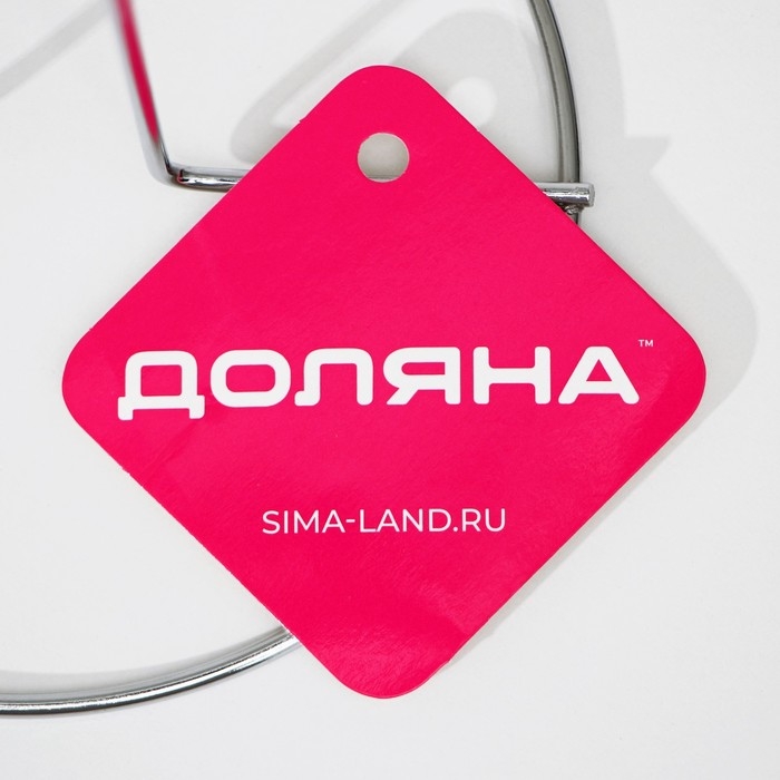 Держатель для бумажных полотенец Доляна, 13,5&times;13,5&times;28 см, цвет хром