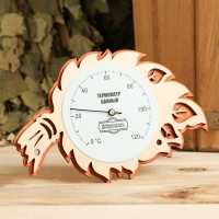 Термометр для бани "Листок", 19,3х13см, "Добропаровъ" Термометр для бани "Листок", 19,3х13см, "Добропаровъ"