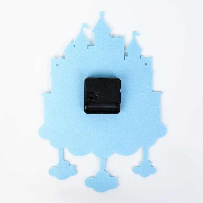 Детские настенные часы DIY Детские настенные часы DIY "Замок принцессы" сделай сам, плавный ход, 22 х 29 см