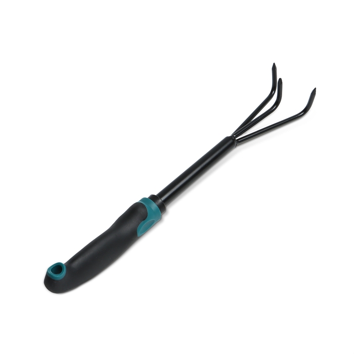 Рыхлитель Greengo, длина 36 см, 3 зубца, эргономичная прорезиненная ручка