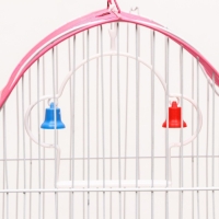 Клетка для птиц укомплектованная Bd-1/4fc, 30 х 23 х 39 см, розовая Клетка для птиц укомплектованная Bd-1/4fc, 30 х 23 х 39 см, розовая