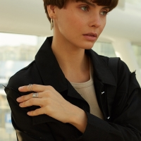 Набор колец 6 штук &laquo;Тренд&raquo; линия, цвет серебро, размер 17